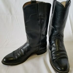 Black Tony Lama Cowboy Boots